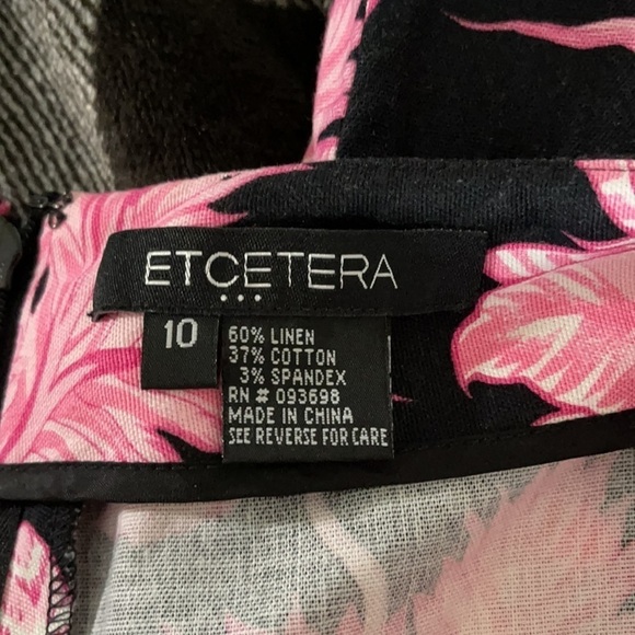 Etcetera Linen Printed Pants - Picture 6 of 7